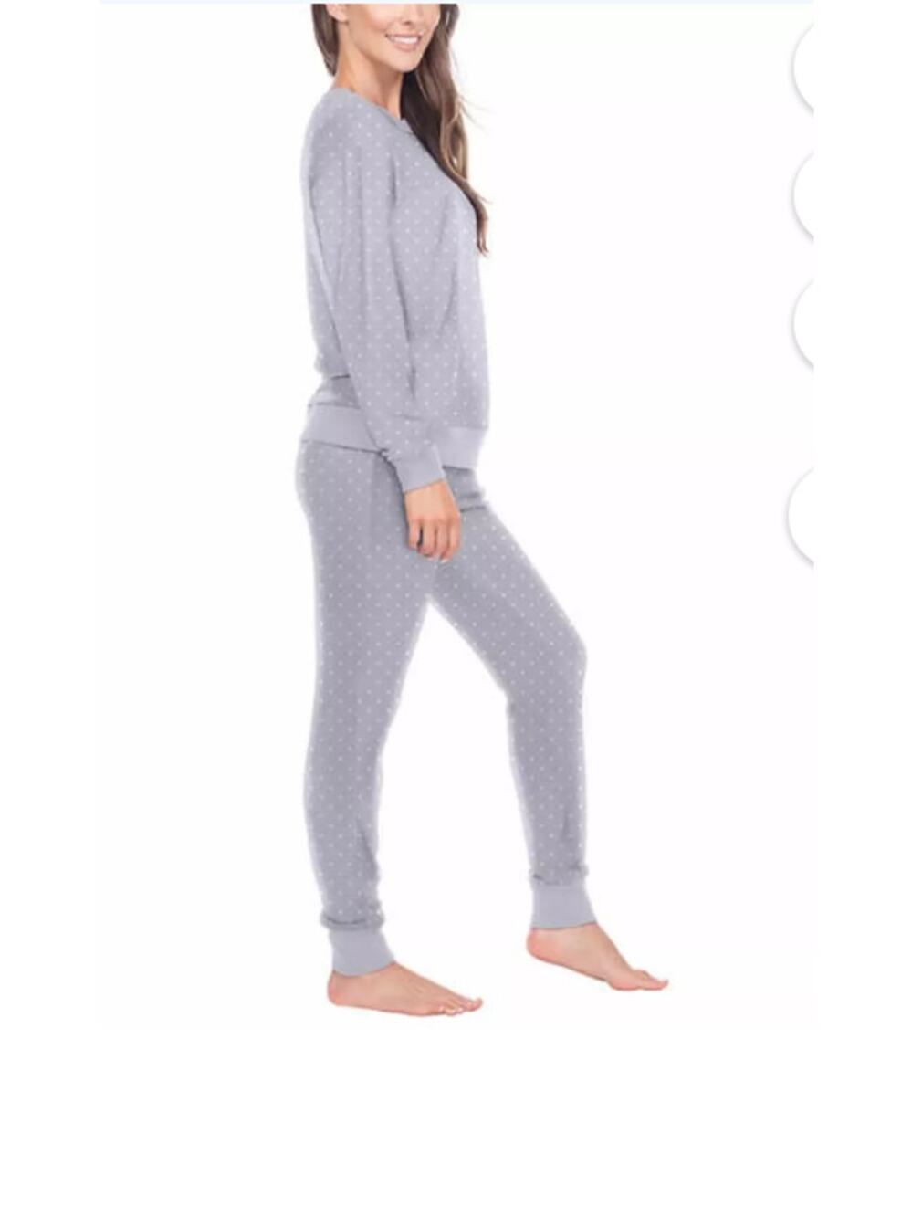 Women's pajamas polka dots purple 2XL